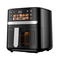 Friteuse à air moderne 7L/5L grande capacité, commande manuelle avec panier unique amovible et système de cuisson sans huile, Chine