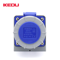 KEDU IP67 3P + PE Industrial 16 Amps, Stopkontak Multi Plug dengan 3C CE Smoko