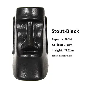 Creative <span class=keywords><strong>Tiki</strong></span> Cup Hawaiian Cocktail Taza de cerámica Zombie Bar Vajilla y decoraciones - Product Image 6