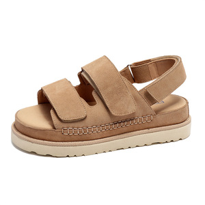 QY803 2026 Sandalias de Cuero de Alta Gama <span class=keywords><strong>para</strong></span> <span class=keywords><strong>Hombre</strong></span> y Mujer, Originales, <span class=keywords><strong>para</strong></span> Parejas, de Verano, <span class=keywords><strong>para</strong></span> la Playa, con Suela Gruesa - Product Image 6