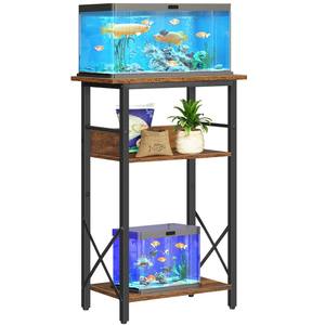Support de rangement pour <span class=keywords><strong>aquarium</strong></span> de 10 gallons, support pour <span class=keywords><strong>aquarium</strong></span> à 3 niveaux avec rangement, support pour <span class=keywords><strong>aquarium</strong></span> Reptile Turtle avec cadre en métal - Product Image 1