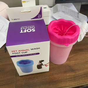 Tazza Portatile per Lavaggio <span class=keywords><strong>Zampe</strong></span> Cani, Spazzola in Silicone Automatica per Pulizia <span class=keywords><strong>Zampe</strong></span>, Tazza per Lavaggio Piedi Animali Domestici - Product Image 6