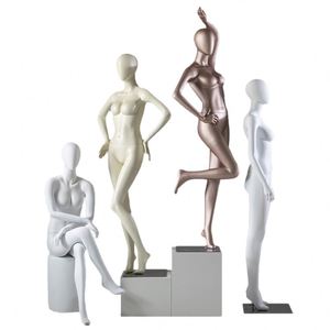 Maniquí femenino Maniquíes de cuerpo de espuma para damas Forma de vestido de exhibición de ropa - Product Image 1