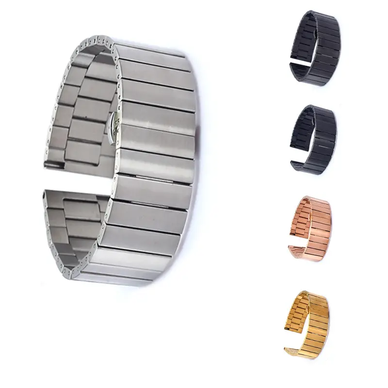 Stainless Steel band for Samsung Galaxy watch 46mm/42mm/Active 2 strap Gear S3 Frontier Huawei watch GT 2 strap 20mm 22mm band