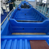 Nouveau bateau de travail en polyéthylène haute densité HDPE pour la mer agricole Type de carburant diesel Matériau de coque en PE