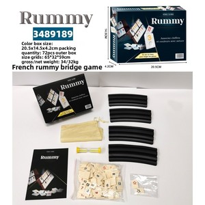 <span class=keywords><strong>Gioco</strong></span> di Carte Interattivo Classico RISK in Plastica, Edizione Francese del <span class=keywords><strong>Gioco</strong></span> da Tavolo Strategico RISK, Mini Poker per Deduzione Punti - Product Image 4