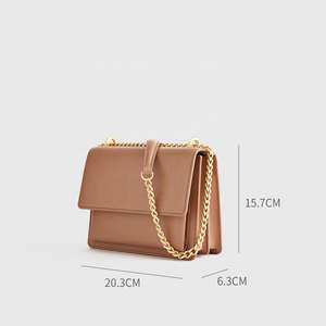 Sac bandoulière classique de haute qualité OEM, cuir végétalien, logo personnalisé, sac pour femme, sac à bandoulière pour femme - Product Image 2