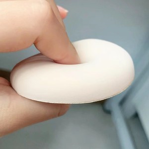 Candy Powder Puff Dry and Wet Water Drop Super Soft Air Extra Size <strong>Toast</strong> Cushion Powder Puff for <strong>Makeup</strong> - Product Image 4