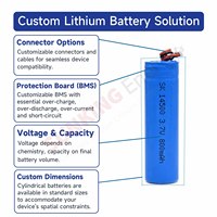 SUNKING SK 18650 Baterai Lithium Isi Ulang 3.7V 1800mAh 6.66Wh 500-Cycle untuk Sikat Gigi Elektrik Perawatan Pribadi