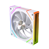 Lovingcool kipas ARGB 120mm, casing PC, kipas pendingin sinkronisasi PWM 5v kontrol 3-Pin, pendingin komputer DC 12V RGB, kipas Radiator