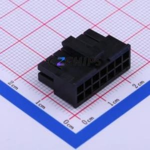 430251408 Housing (Wire-to-Board / Wire-to-Wire) P=3mm Connector 2x7P 3mm Micro-Fit (MX 3.0) 3mm - Product Image 1