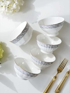 ชุดอาหารค่ำ HIHUI 50 ชิ้น ทำจากเซรามิกเนื้อละเอียด ทนทาน สวยงาม ลวดลายธรรมชาติ ปลอดภัยสำหรับเครื่องล้างจาน เป็นมิตรกับสิ่งแวดล้อม น้ำหนักเบา เหมาะสำหรับงานแต่งงาน - Product Image 3