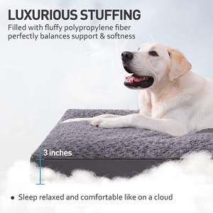 Yangyangpet Patrón sólido XXXL Cama grande de franela para perros Cama lavable para perros más grandes - Product Image 2