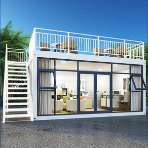 Casa Modular Prefabricada de Contenedor de 20 Pies y 2 Pisos, Personalizada al por Mayor, con Panel Sándwich para Uso en Hoteles, Centros Comerciales y Exteriores, Costa Rica - Product Image 3
