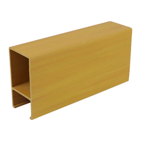 Techo de Madera con Rejillas Decorativas Interiores, Vigas de Techo de WPC, Techo de Paneles Cuadrados de Imitación Madera