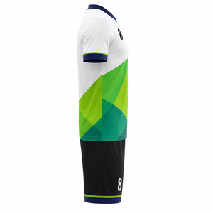 Uniforme de Fútbol Personalizado de Alta Calidad Unisex, Manga Corta, Secado Rápido, Impermeable, 100% Poliéster, 480g, Venta al Por Mayor, Talla Adulto - Product Image 2