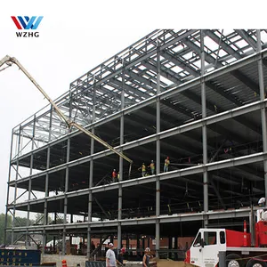 Giá rẻ màu xanh lá cây 10 tầng đúc sẵn căn hộ xây dựng q235b hình Kết Cấu Thép - Product Image 2