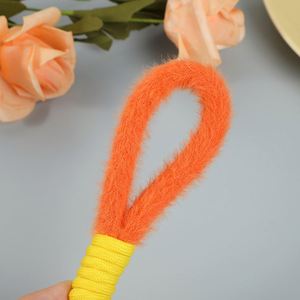 2024 New Colorful Plush Mobile Phone <b>Lanyard</b> Creative Keychain Hanging Rope Bag Hanging Accessories Pendant - Product Image 5
