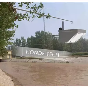 CE HONDETECH RIEGO DE CANAL ABIERTO 24GHZ RADAR MEDIDOR DE FLUJO PARA RÍO LAGO MAREA VELOCIDAD Y MEDICIÓN DEL NIVEL DE AGUA