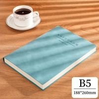 Cahier de notes A4 /B5/A5 en cuir PU à couverture souple et épais pour les entreprises en gros
