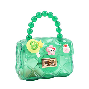 Schattige Portemonnee Slot Knop Kleine Vierkante Handtassen Voor Kinderen Meisjes Bloem Kinderen Schouder Crossbody Tassen Goedkope Groothandel - Product Image 5
