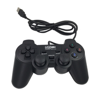 Controlador de Juegos con Cable USB de Doble Motor para PC, Computadora Portátil, Gamepad para Juegos de Windows