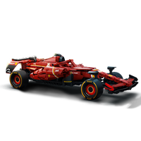 HTL Modèle de Voiture de Course Formule 1 Réaliste à Construire Soi-même, Ensemble de Briques Techniques, Échelle 1/14, Supercar à Tirer Arrière, Collection Hobby, Cadeau
