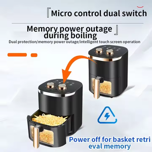 مقلاية ذكية كهربائية ذكية تعمل باللمس سعة <span class=keywords><strong>3.5</strong></span> لتر بدون زيت ومزودة بعدة أدوات طهي - Product Image 5