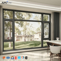 Ventanas de Aluminio con Doble y Triple Acristalamiento, Puertas y Ventanas Abatibles de Aluminio, AMJ NFRC Csa, Pedidos al por Mayor, Directo de Fábrica, OEM