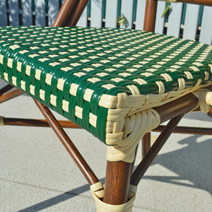 Sillas de Ratán <span class=keywords><strong>Vintage</strong></span> para Cafetería al Aire Libre, Mesa y Sillas para Hotel, Bungalows, Balcón, Patio, Silla Individual - Product Image 5