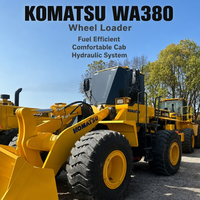Chargeuse sur pneus Komatsu 380 d'occasion très demandée, bien entretenue, pièces d'origine, chargeuse frontale Komatsu 380 d'occasion