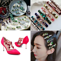 Accessoires de luxe personnalisés pour vêtements de danse : Strass à dos plat à coudre pour la confection de vêtements et robes