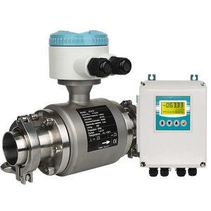 Sanitary Class Digital LCD Display Wine Magnetic Flowmeter Electromagnetic <b>Flow</b> <b>Meter</b> for Fruit Juice - Product Image 4