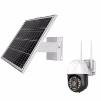 Caméra de sécurité solaire 4G 5MP sans fil pour extérieur, système de surveillance CCTV