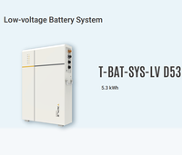 Batterie au lithium 5,3 kWh 51,2 V LFP avec gestion intelligente à distance, étanche IP65, empilable, système de stockage d'énergie solaire Bess