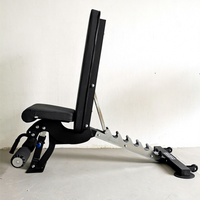 Banc de musculation multifonctionnel réglable de qualité supérieure, robuste, pliable, noir