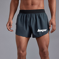 Oem Hommes Jogging Fitness Athlétique Badminton Marathon Double Couches Séchage Rapide Sports de Course Short de Course Personnalisé Uni Gym