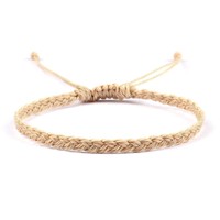 Nouveau bracelet bohème coloré tressé à la main pour la plage et le surf, polyvalent et ajustable
