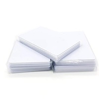 Étiquette NFC miniature en PVC blanc uni personnalisée 50x50mm, carte NFC programmable intelligente