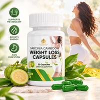 Capsules végétaliennes de Garcinia Cambogia pour le contrôle de l'appétit, complément alimentaire pour l'équilibre des glucides