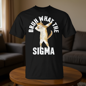 T-Shirt Unisex con Grafica di Gatti, Manica Corta, Collo Tondo, in Cotone, Casual, Promozionale - Product Image 4