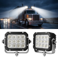 Luz de Trabajo LED de 6000K, 304 SS Bracket, Osram LED, 5.5 Pulgadas, CE ECE R10, 12000LM, Compatible con ZW310 ZW370 Hitachi Mining