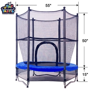 TUV GS Foldable Round 55" Steel &amp; PVC Outdoor <strong>Mini</strong> <strong>Trampoline</strong> - Product Image 1