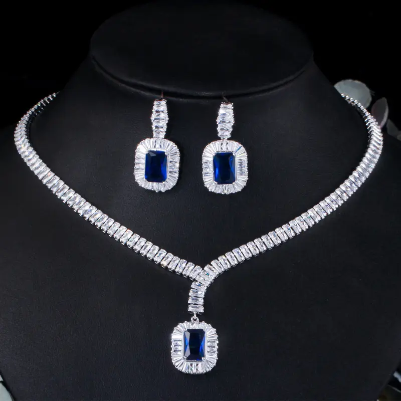 Hotsale Braut schmuck Sets New Fashion Dubai Full Schmuck Set Hochzeits feier Accessoires Design