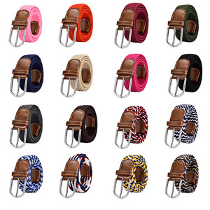 <span class=keywords><strong>Cintura</strong></span> intrecciata elastica in stile 60 colori per il tempo libero per <span class=keywords><strong>cintura</strong></span> in <span class=keywords><strong>vita</strong></span> moda con fibbia ad ardiglione da uomo intrecciata - Product Image 2