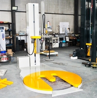 Meilleur prix pour l'emballage automatique 	 Enrouleur de film pour palettes de robot mobile, machine d'emballage extensible orbitale, chariot élévateur entrant sur la plateforme tournante