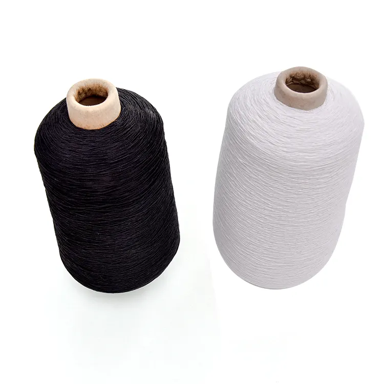 Fdy polyester yarn factory 100# deodorant polyester smocking elastic thread for socks