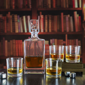 NOVARE 850ml Carafe en verre pour <span class=keywords><strong>Whisky</strong></span> Bourbon Brandy Vin Liqueur Jus <span class=keywords><strong>Eau</strong></span> Rince-bouche Vente en gros pour usage domestique - Product Image 5