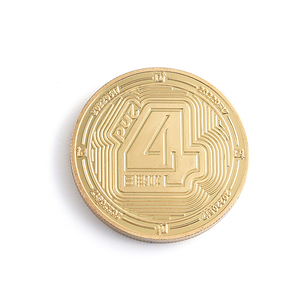 Moneda de Recuerdo Personalizada, Redonda, de Metal, Chapada en Oro, Artesanía Creativa - Product Image 1