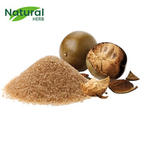 Mezcla de Eritritol y Fruta del Monje Marrón para Envasado Personalizado OEM, 1-5 Veces Más Dulce, Certificación ISO9001/Halal/Kosher, 1kg/Bolsa, 25kg/Tambor